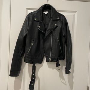 Top shop Faux Leather Jacket - Size 8